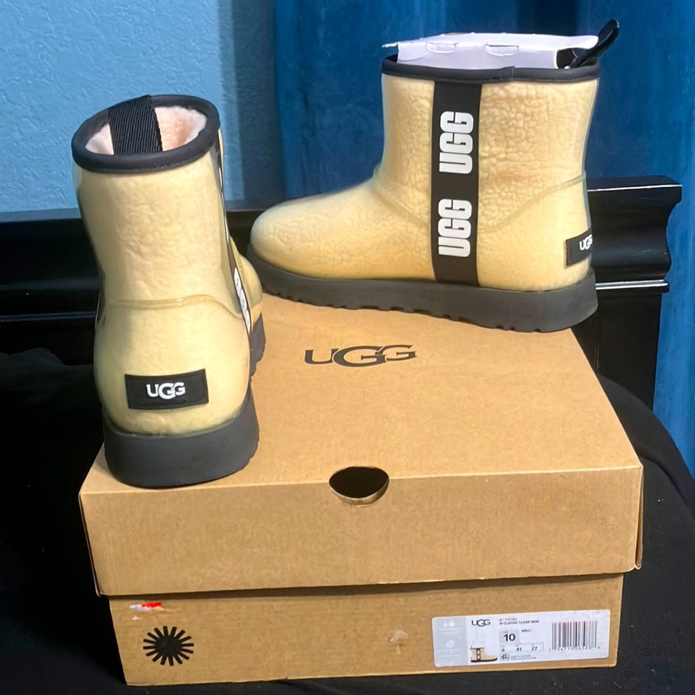 UGG W Brand New Classic Clear Mini Rainboots